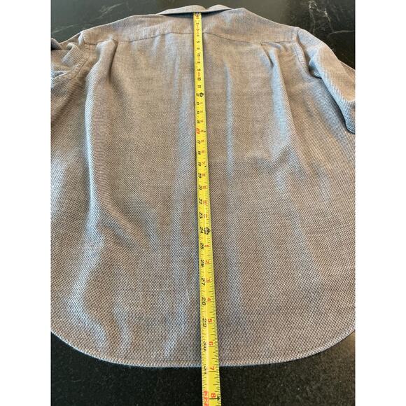 Jos A Bank Reserve  brown patterned dress shirt Large - Picture 9 of 10